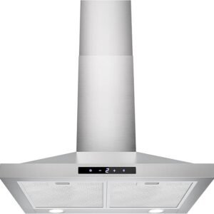 FIREGAS Chimney Cooker Hood 60 cm, 3 Speeds, 335 m³/h,Touch controls, Recirculation/Extraction,