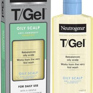 Neutrogena T/Gel Anti Dandruff Shampoo for Oily Scalp and Hair (1x 250ml),