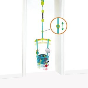 Bright Starts, Door Jumper - Bouncer 'n Spring Deluxe with Padded Seat, Door Clamp