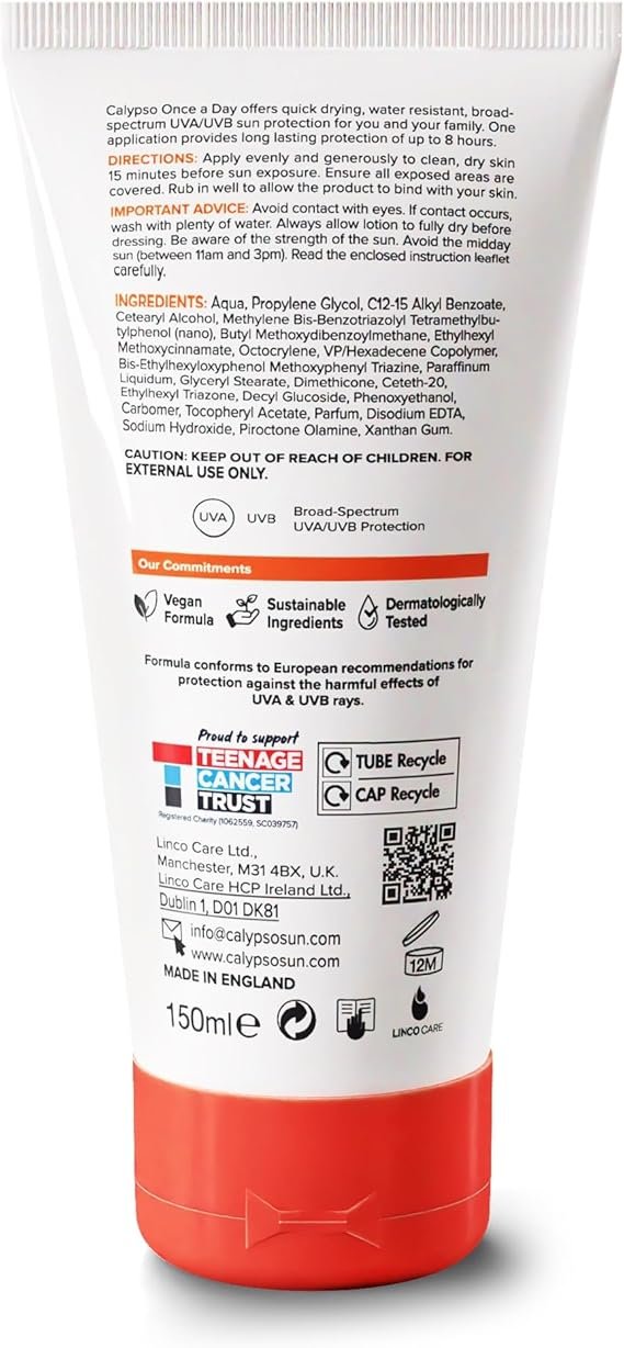 Calypso Once A Day Sun Protection SPF40