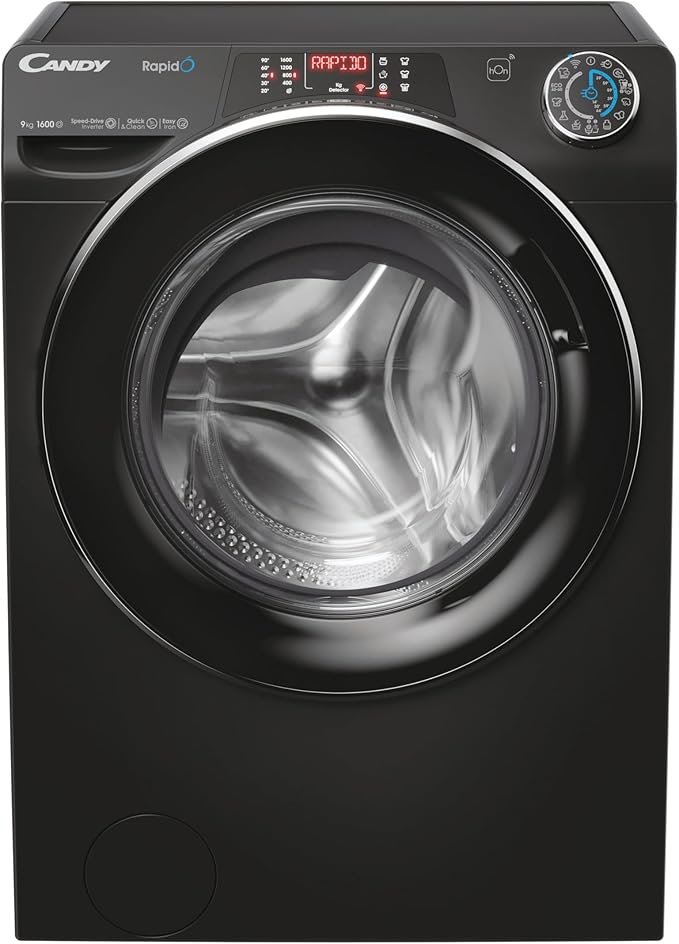 Candy RapidO 9 kg 1600rpm Washing Machine Black