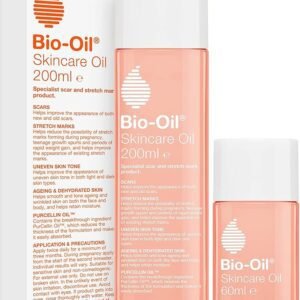 Bio-Oil Skincare Oil Bundle - Improve the Appearance of Scars, Stretch Marks and Skin Tone - 1 x 200ml bottle and 1 x 60ml bottle