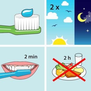 TePe Daily Kids Toothpaste, mild Peppermint, 3-6 Years, Everyday Fluoride Toothpaste for Kids to Prevent Cavities,