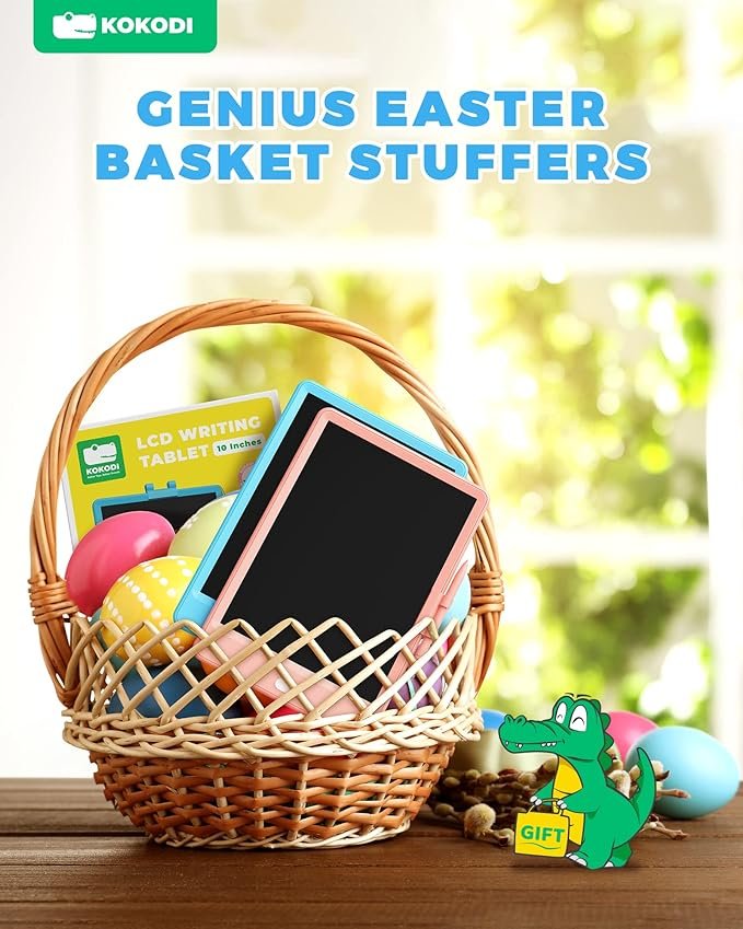 KOKODI Kids Toy LCD Drawing Tablet,8.5-Inch Magnetic Drawing Pad for 3 4 5 6 7 8 Year Old Girls Boys,Learning Educational