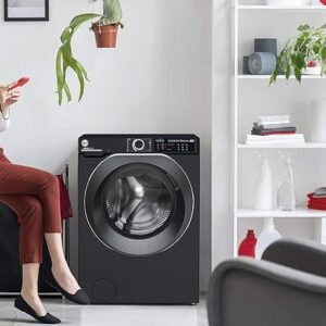 Hoover H-Wash 500 HW410AMBCB Freestanding Washing Machine, WiFi Connected, Energy Class A, 10 kg Load, 1400 rpm, Black