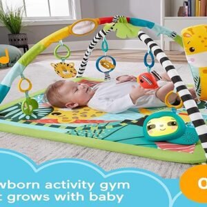 Fisher-Price 3-In-1 Rainforest Sensory Gym & Baby Play Mat