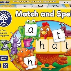 Orchard Toys Match and Spell Game - Kids Learning & Educational Toys with Sight Words & Flash Cards - Alphabet & Spelling Games