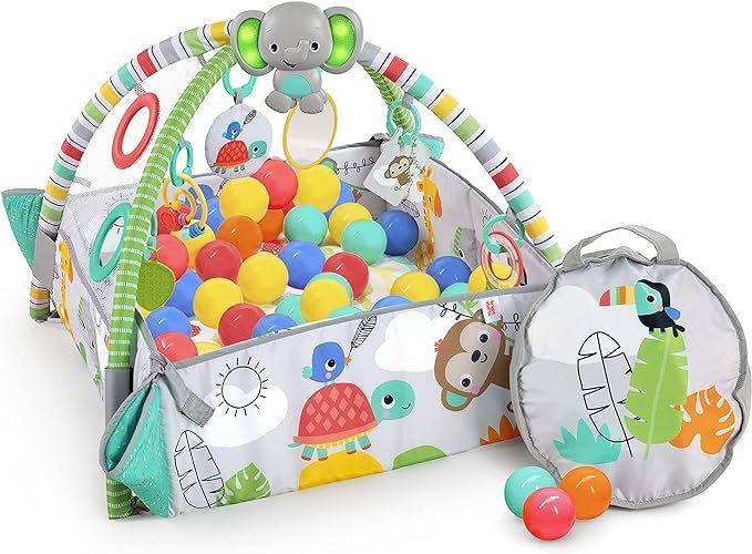 Bright Starts, 5-in-1 Your Way Ball Play Activity Gym and Ball Pit with 40 Balls