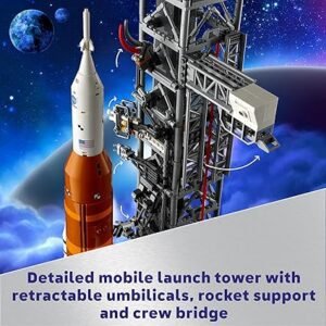 LEGO Icons NASA Artemis Space Launch System Set, Model Kit for Adults to Build