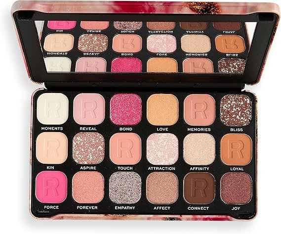 Revolution Beauty, Forever Flawless Palette, 18 Hooggepigmenteerde Oogschaduwen, Affiniteit