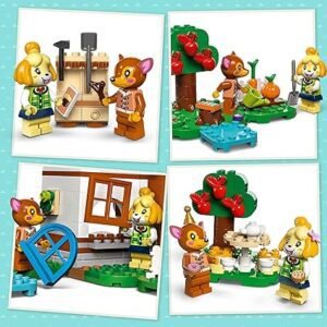 LEGO Animal Crossing Isabelle’s House Visit, Creative Building Toy for 6 Plus Year Old Kids, Girls & Boys