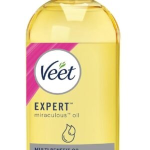 Veet Miraculous Oil, 100ml, Razor Bumps Treatment, Women's Shaving Oil, Dermaplaning Oil For Face, Pre and Post Hair Removal
