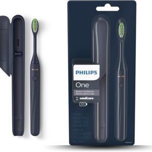 Philips One Battery Toothbrush - Electric Toothbrush in Midnight Blue (Model HY1100/04)