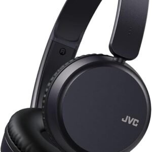 JVC HA-Z37W-A Wireless Bluetooth On Ear Headphones, 35 hours of wireless listening time, Soft ear-pads for a secure and comfortable fit, Bass boost function for dynamic bass sound (on/off) (Blue)