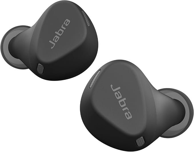Jabra Elite 3 Active Earbuds with Secure Sports Fit and Active Noise Cancellation (ANC), Water-Resistant In-Ear Wireless Bluetooth Headphones, Spotify Tap Playback and Google Fast Pair - Black