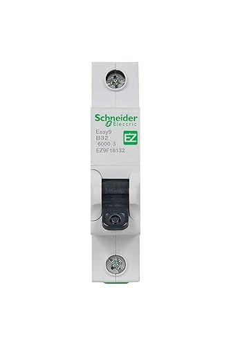 Schneider Electric Easy9 - MCB Miniature Circuit Breaker, 1 Pole, Type B, 6kA Breaking Capacity, 32A, 230V, EZ9F16132
