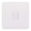 Schneider Electric Lisse White Moulded - Single Intermediate 2 Way Light Switch, 10AX, GGBL1014S, White