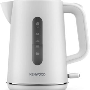 Kenwood Abbey Lux Water Kettle, 360° Swivel Base, Fast Boiling, Removable Filter, Water Capacity 1.7L, ZJP05.A0WH, 3000W, Pure White