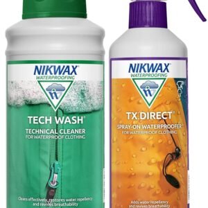 Nikwax TECH WASH WASH-IN Cleaner 1L + TX.DIRECT WATERPROOF SPRAY 500ml