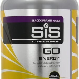 Science In Sport GO Energy Powder Energy Drinks, Blackcurrant Flavour, 47g of Carbohydrates, 32 Servings Per 1.6kg