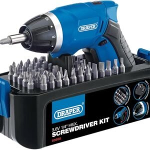 Draper 83568 Storm Force Cordless Li-Ion Screwdriver Kit (3.6V) - Multicoloured
