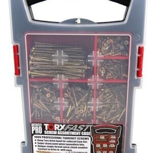 Forgefix OPFFT1000Y Zinc Yellow Passivated TorxFast Woodscrews Multi