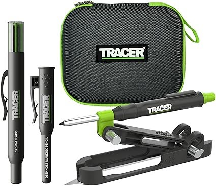 Tracer ProScribe Tool with Deep Hole Pencil, Lead Holster and Carry Case