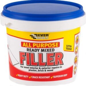 Everbuild All Purpose Ready Mixed Filler – Interior And Exterior Use – White – 600g