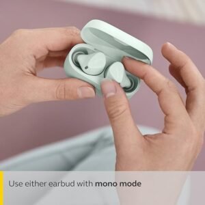 Jabra Elite 4 Active In-Ear Bluetooth Earbuds - True Wireless Ear Buds with Secure Active Fit, 4 built-in Microphones, Active Noise Cancellation and Adjustable HearThrough Technology - Mint