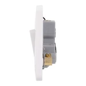 Schneider Electric Lisse White Moulded - Single High Current Light Switch, Double Pole, 50A, GGBL4011S, White