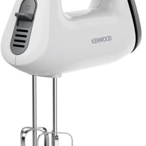 Kenwood QuickMix Lite, Lightweight Hand Mixer Twin Beaters with Slow Speed Start, SureEject Tool, Cord Wrap, HMP10.00WH, 300W Motor, Dishwasher Safe, White