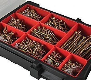 Forgefix OPFFT1000Y Zinc Yellow Passivated TorxFast Woodscrews Multi