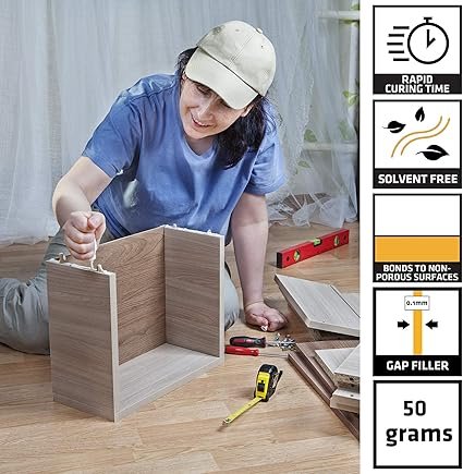 Everbuild Stick2 General Purpose Superglue – Industrial Grade – High Strength – Rapid Setting – Clear – 50g