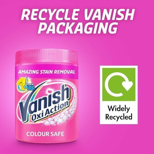 Vanish Oxi Action 3 Pack of Gold Powder Fabric Stain Remover Vibrant (1kg)