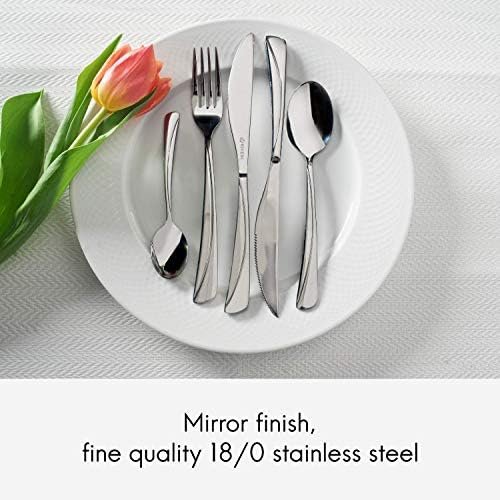 Viners Angel Cutlery Set - Elegant Mirror Polished Flatware Gift Box with 25 Year Guarantee, 24 Piece