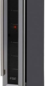 Russell Hobbs RHBI7WC1SS Freestanding or Integrated Wine/Drinks Cooler, 7 bottle capacity, Stainless Steel