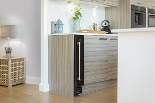 Russell Hobbs RHBI7WC1 7 Freestanding or Integrated Wine/Drinks Cooler, 7 bottle capacity, Black Glass