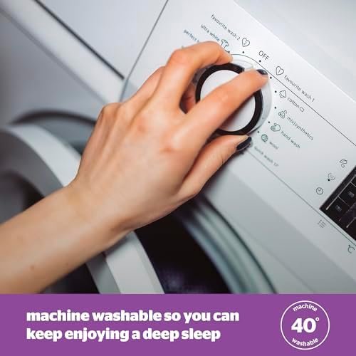 Silentnight Deep Sleep Single Mattress Topper - Best Thick Soft Comfy Toppers For Bed Caravan Campervan Sofa Beds - Machine Washable Hypoallergenic Bed Topper, White