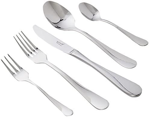 Vivo by Villeroy & Boch Group New Sweet Basic Cutlery Set 30 Pieces, Stainless Steel