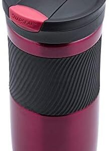 Contigo Byron Snapseal Travel Mug, Stainless Steel Thermal , vacuum flask, leakproof tumbler, coffee mug with BPA free Easy-Clean Lid, 470 ml, Vivacious