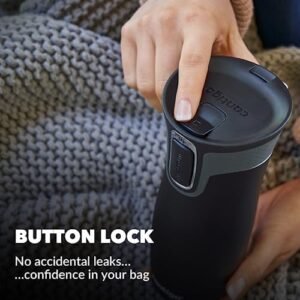 Contigo West Loop Autoseal Travel Mug, Stainless Steel Thermal Mug, Vacuum Flask, Leakproof Tumbler, Coffee Mug with BPA Easy-Clean Lid, 470 ml, Gunmetal