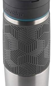 Contigo Transit Autoseal Travel Mug, Stainless Steel Thermal Mug, Vacuum Flask, Leakproof Tumbler, Coffee Mug with BPA Free Easy-Clean Lid, Biscay Bay, 460 ml