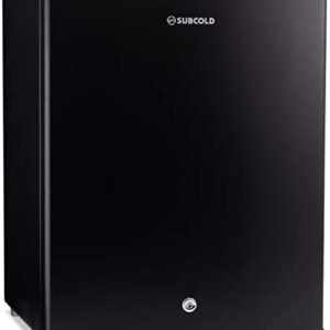 Subcold Eco75 Mini Fridge Black | Table-Top Model | Counter-Top Fridge | Solid Door with Chiller Box | Lock & Key | Energy Efficient (75L)…