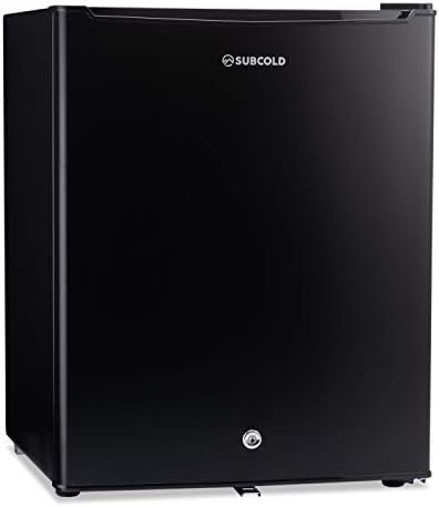 Subcold Eco75 Mini Fridge Black | Table-Top Model | Counter-Top Fridge | Solid Door with Chiller Box | Lock & Key | Energy Efficient (75L)…