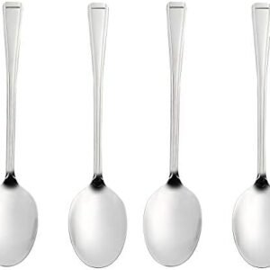 Salter COMBO-6734 Buxton Serving Spoon Set, 4 Piece Salad Servers, Stainless Steel Tablespoon Set