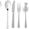 Salter COMBO-7489 Elegance Buxton 20 Piece Cutlery Set -  Knives, Teaspoons, Serving Spoons, Table Spoons