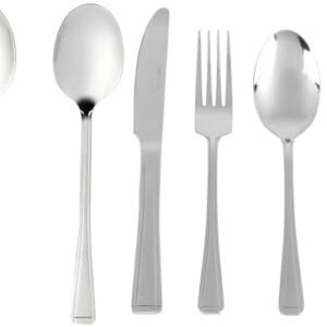 Salter COMBO-7489 Elegance Buxton 20 Piece Cutlery Set -  Knives, Teaspoons, Serving Spoons, Table Spoons