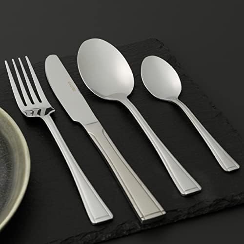 Salter COMBO-7489 Elegance Buxton 20 Piece Cutlery Set - Knives, Teaspoons, Serving Spoons, Table Spoons