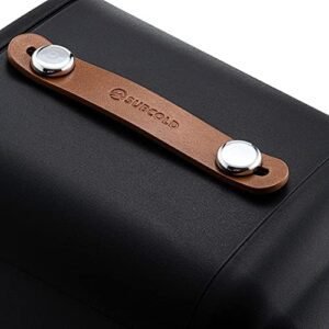 Subcold Pro4 Luxury Mini Fridge Cooler | 4 Litre / 6 Cans | AC and Exclusive USB Power Option | Portable Small Fridge for the Office, Bedroom, Car, Travel, Skincare & Cosmetics (Black) [Energy Class C]