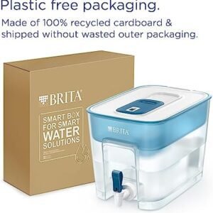 BRITA Flow XXL Water Filter Tank (8.2L) incl. 1x MAXTRA PRO All-in-1 cartridge - fridge-fitting dispenser for families and offices - now in sustainable Smart Box packaging